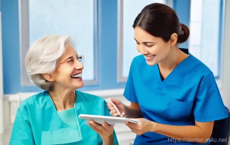 치과위생사 환자 응대 방법 - Empathetic Care During a Scaling Procedure**
Inside a modern, well-equipped dental treatment room, a... 치과위생사 환자 응대 방법 - Empathetic Care During a Scaling Procedure**
Inside a modern, well-equipped dental treatment room, a...