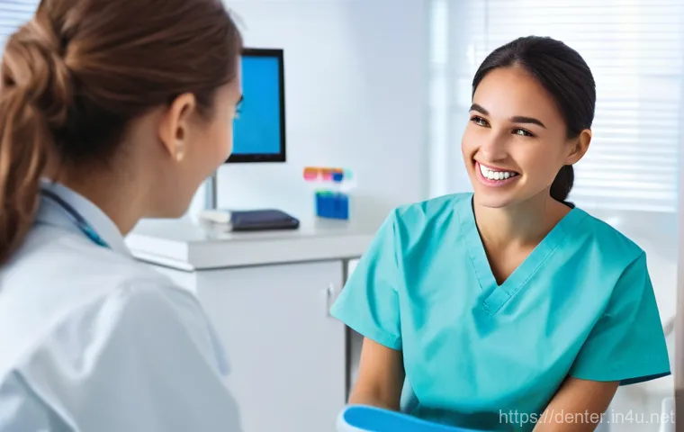 치과위생사 자격증과 경력 관리법 - **Prompt 1: International Dental Hygiene Training**
    A bright, modern dental training facility or...