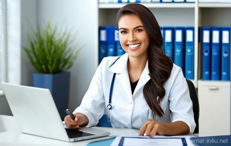 치과위생사 자격증과 경력 관리법 - **Prompt 2: Personalized Orthodontic Patient Care**
    Inside a welcoming and well-lit dental consu...